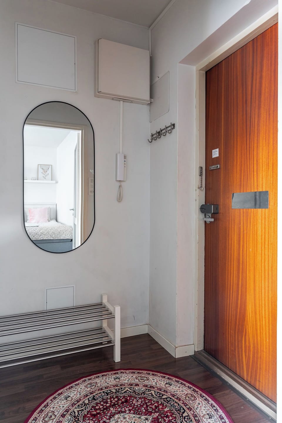 Interior entrance