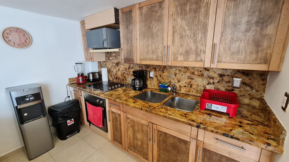Villa, Partial Sea View | Private kitchen | Fridge, oven, toaster, cookware/dishes/utensils
