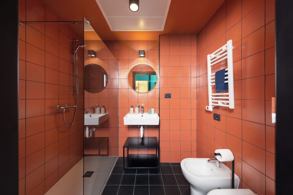 Apartment | Bathroom | Shower, hair dryer, towels, soap