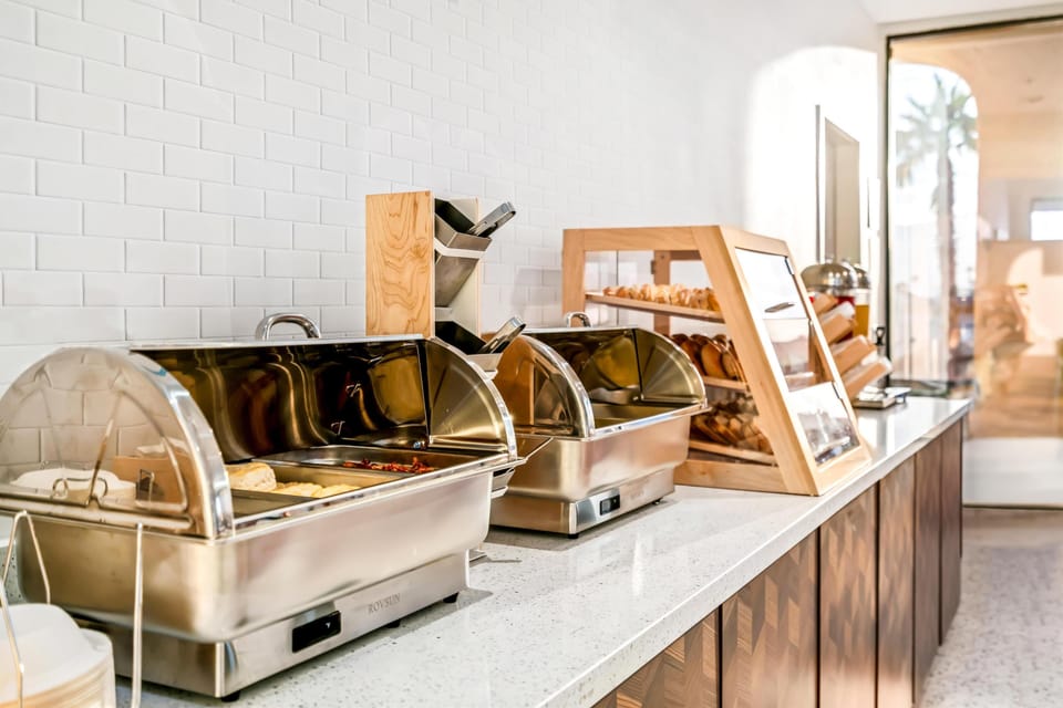 Free daily self-serve breakfast