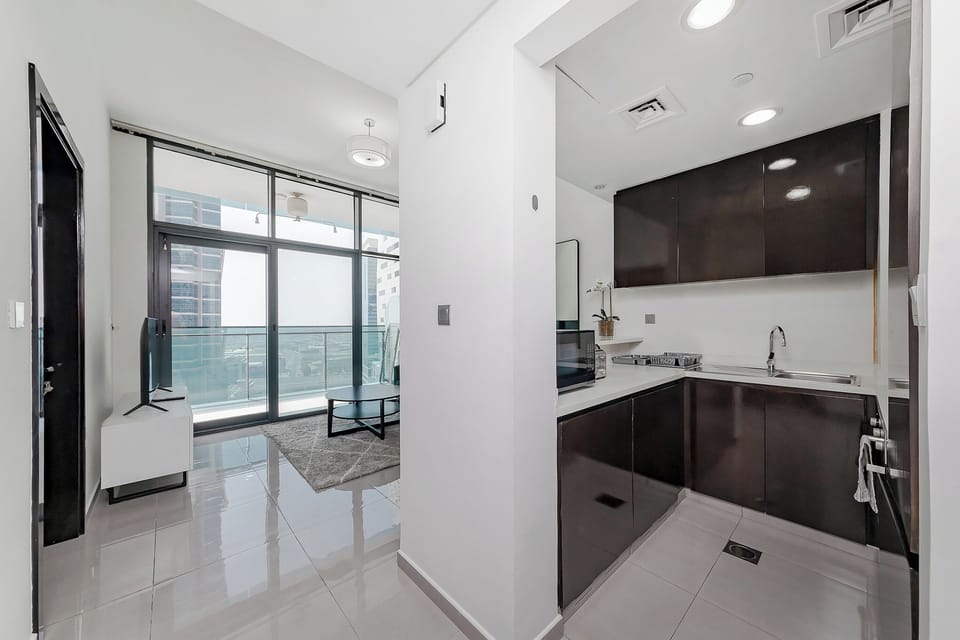 Comfort Apartment, 1 Bedroom, Balcony, City View | Private kitchen | Full-size fridge, microwave, oven, stovetop