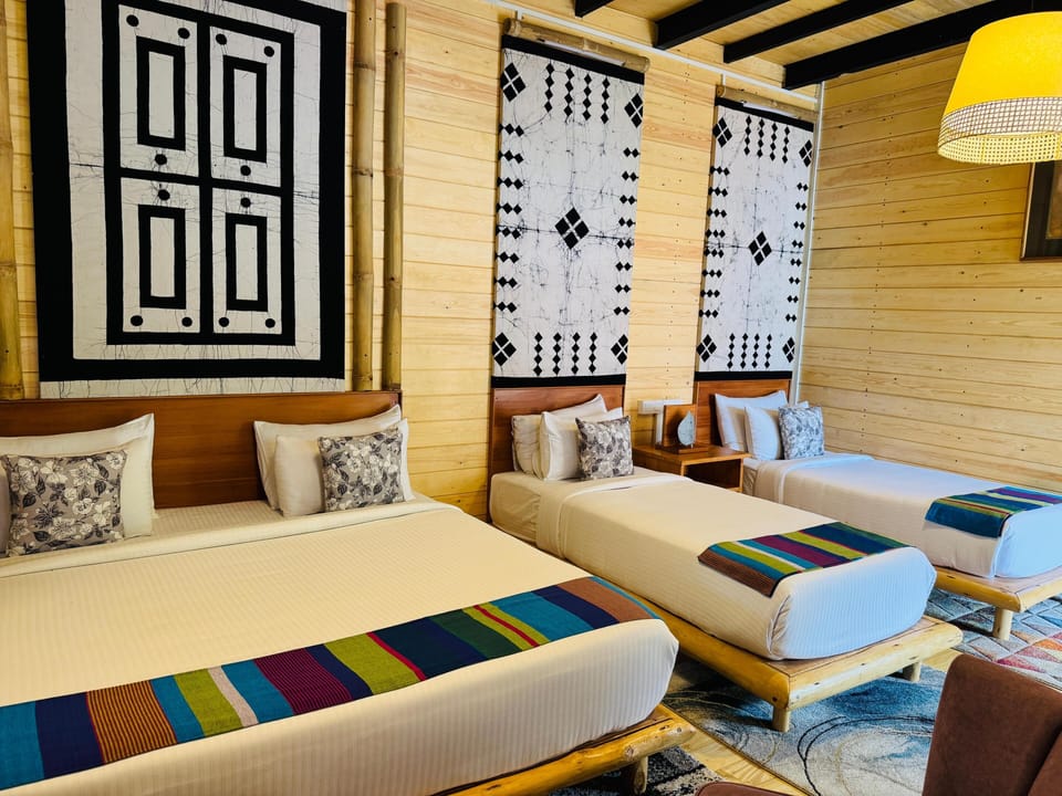 Deluxe Quadruple Room | Egyptian cotton sheets, premium bedding, memory foam beds, free minibar