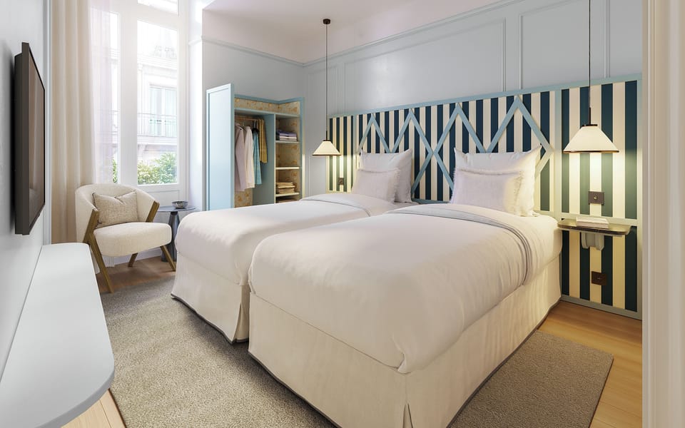 Standard Twin Room | Premium bedding, memory foam beds, in-room safe, desk