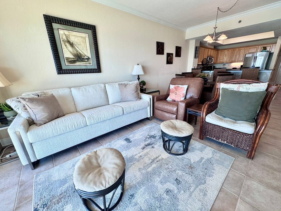 Condo, Multiple Beds, Hot Tub (Crystal Shores West 707) | Living area