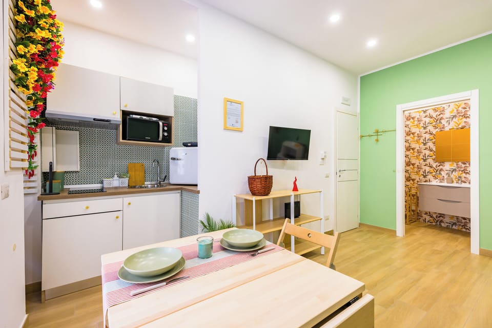 Comfort Apartment, 1 Queen Bed with Sofa bed, Non Smoking, Balcony | Living area | Flat-screen TV