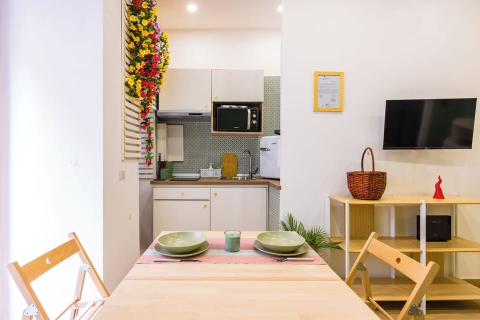 Comfort Apartment, 1 Queen Bed with Sofa bed, Non Smoking, Balcony | Living area | Flat-screen TV