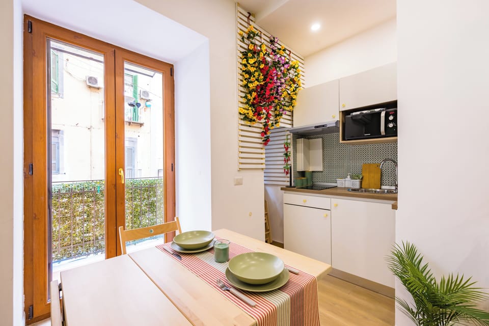 Comfort Apartment, 1 Queen Bed with Sofa bed, Non Smoking, Balcony | Living area | Flat-screen TV