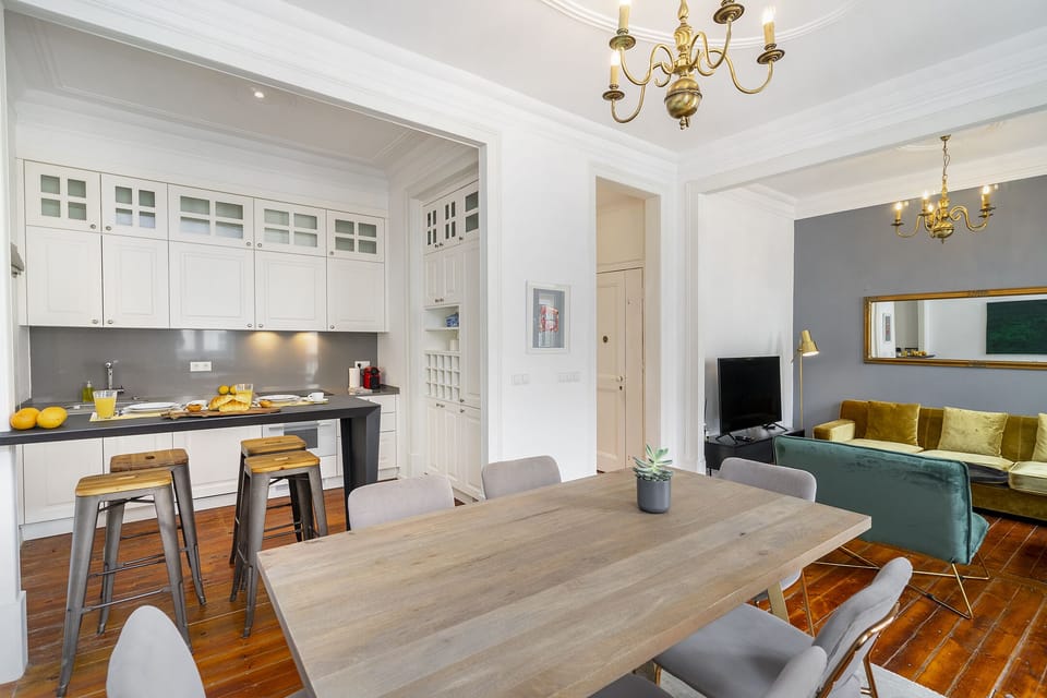 Apartment, 1 Bedroom | Living area | Flat-screen TV
