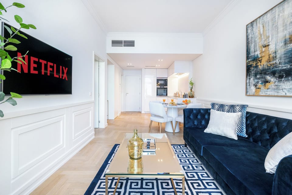 Apartment, 1 Bedroom | Living area | Flat-screen TV