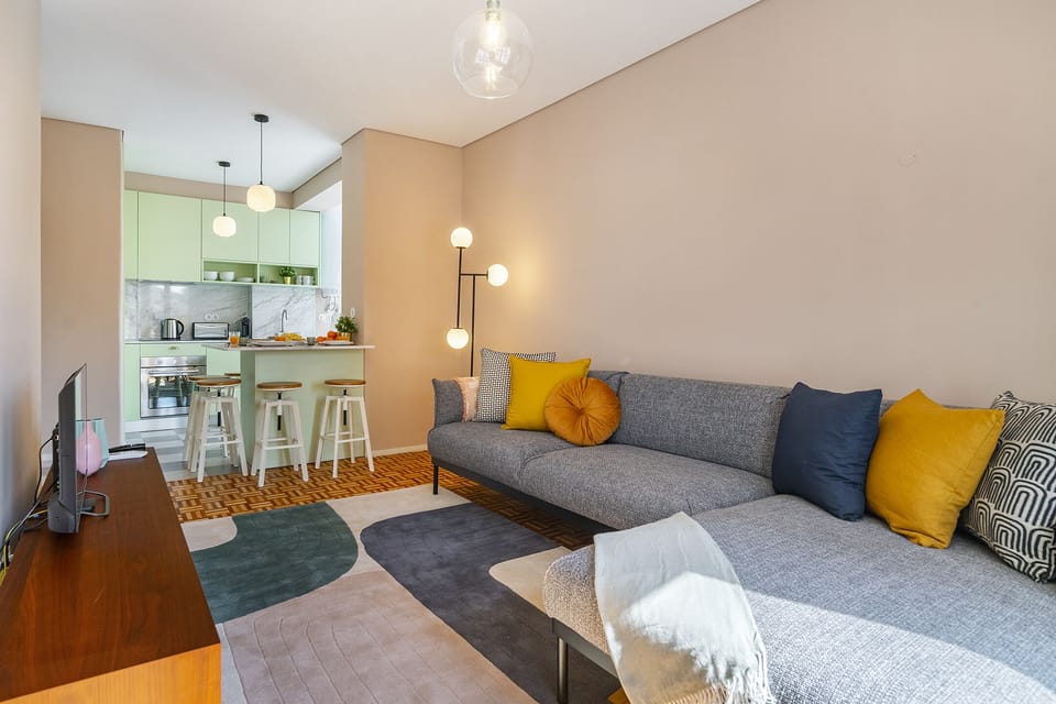 Apartment, 3 Bedrooms | Living area | Flat-screen TV