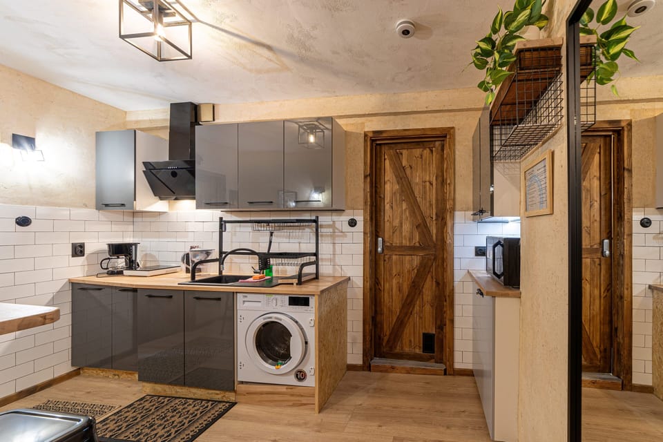 Design Apartment | Private kitchen | Electric kettle, toaster