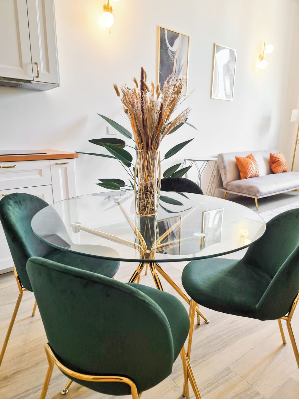 Luxury Studio Suite, City View | Private kitchen | Espresso maker, coffee/tea maker, full-size fridge, microwave