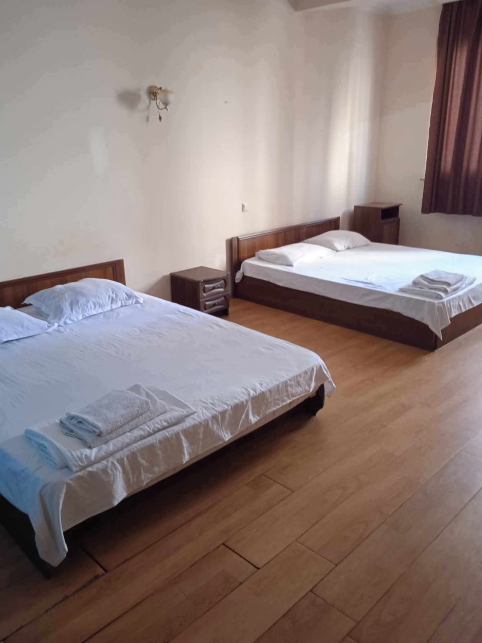 Twin Room, City View | Bathroom | Combined shower/tub, towels, soap, shampoo