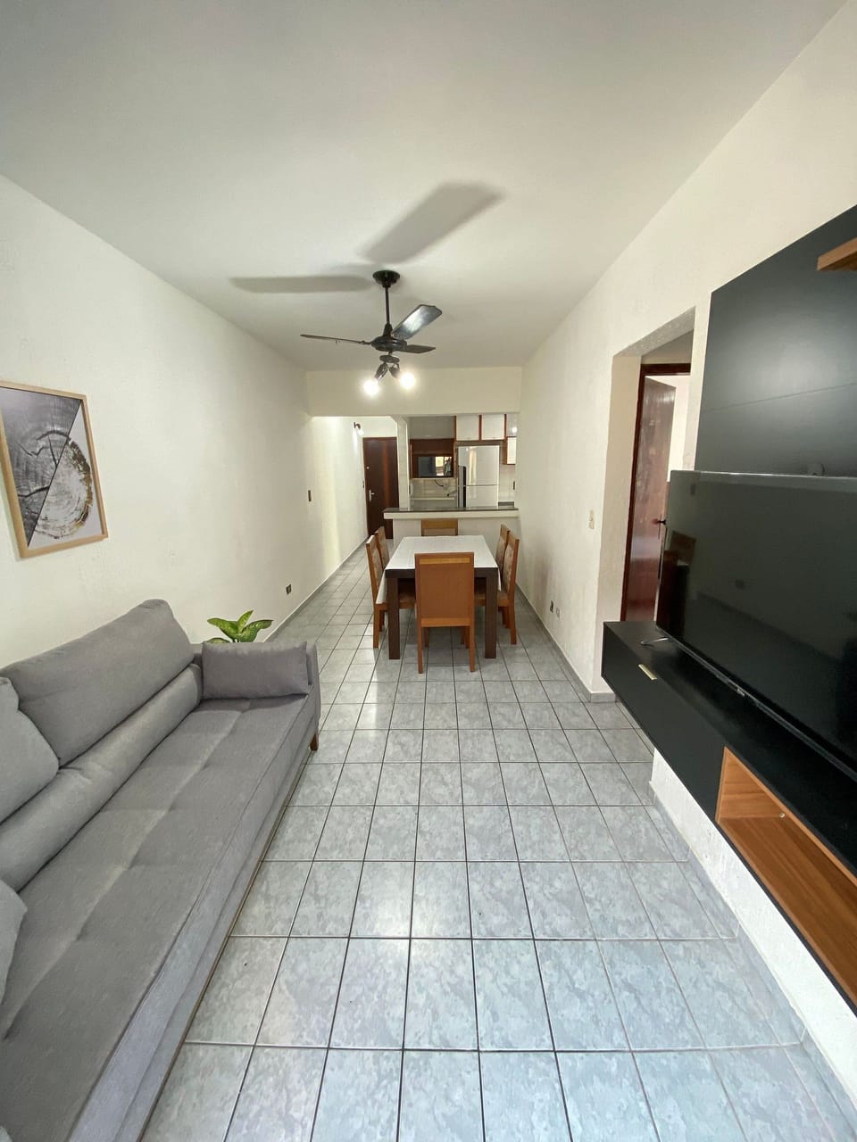 Apartment | Living area | 32-inch flat-screen TV with satellite channels, TV