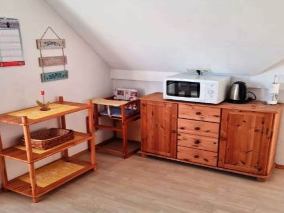 Apartment | Private kitchen | Electric kettle, toaster, highchair