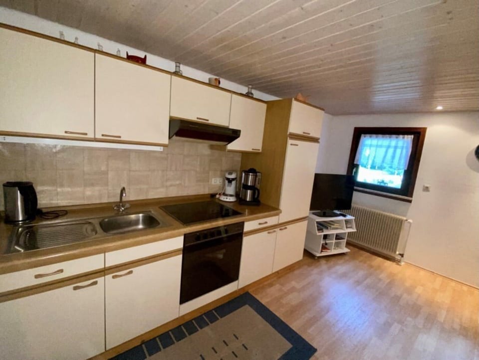 Apartment | Private kitchen | Electric kettle, toaster, highchair