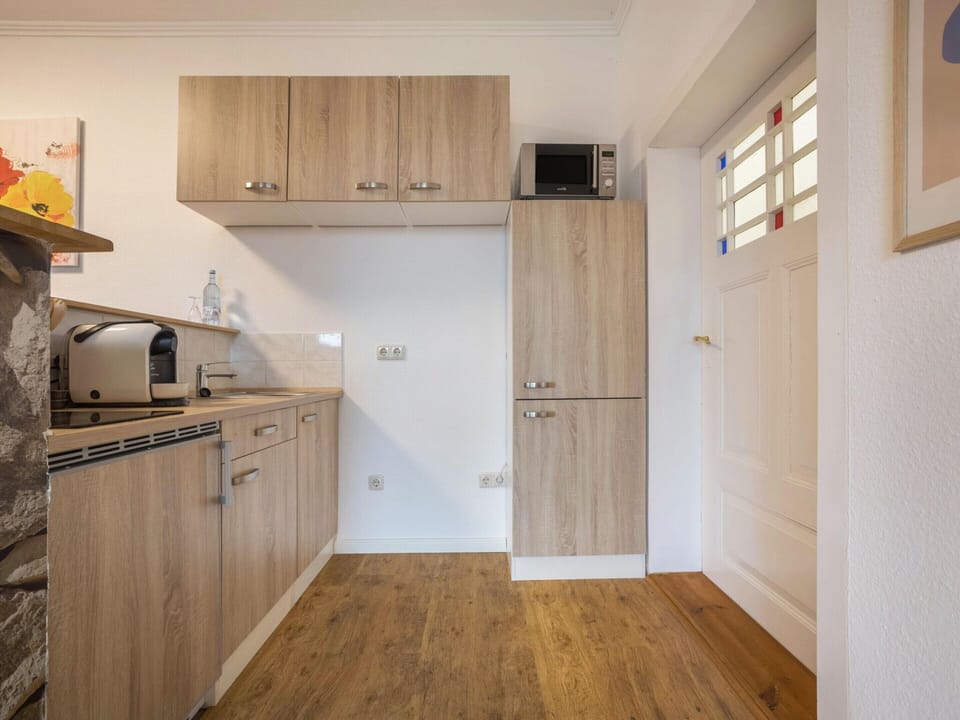 Apartment | Private kitchen | Electric kettle, toaster, highchair