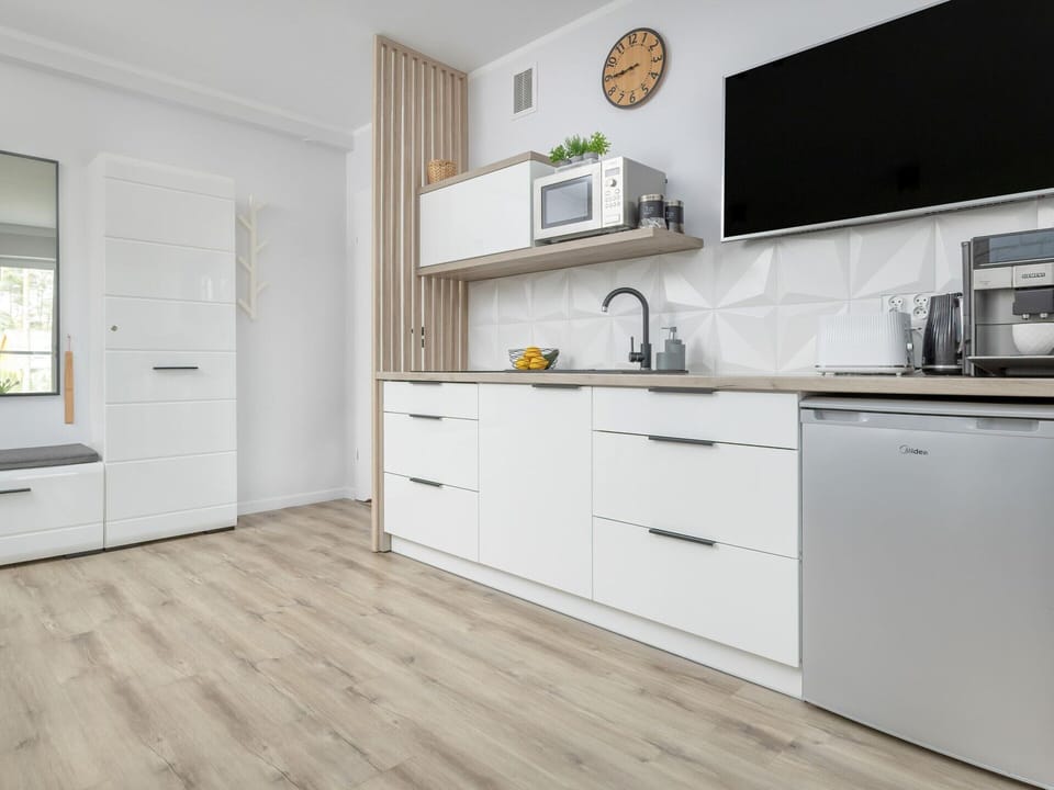 Apartment | Private kitchen | Electric kettle, toaster, highchair