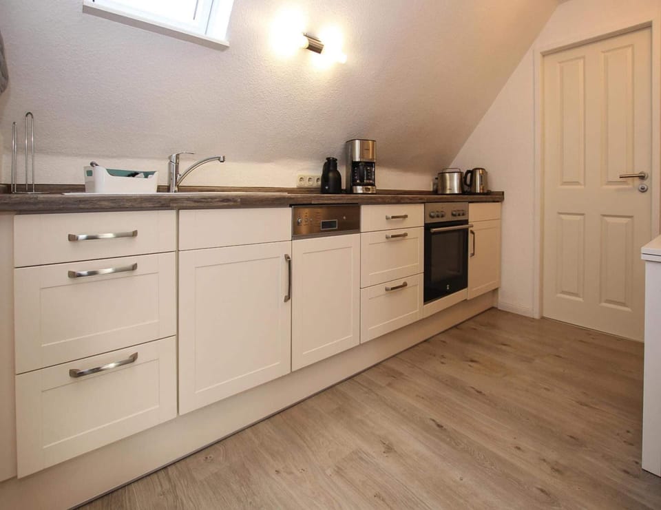 Apartment | Private kitchen | Electric kettle, toaster, highchair