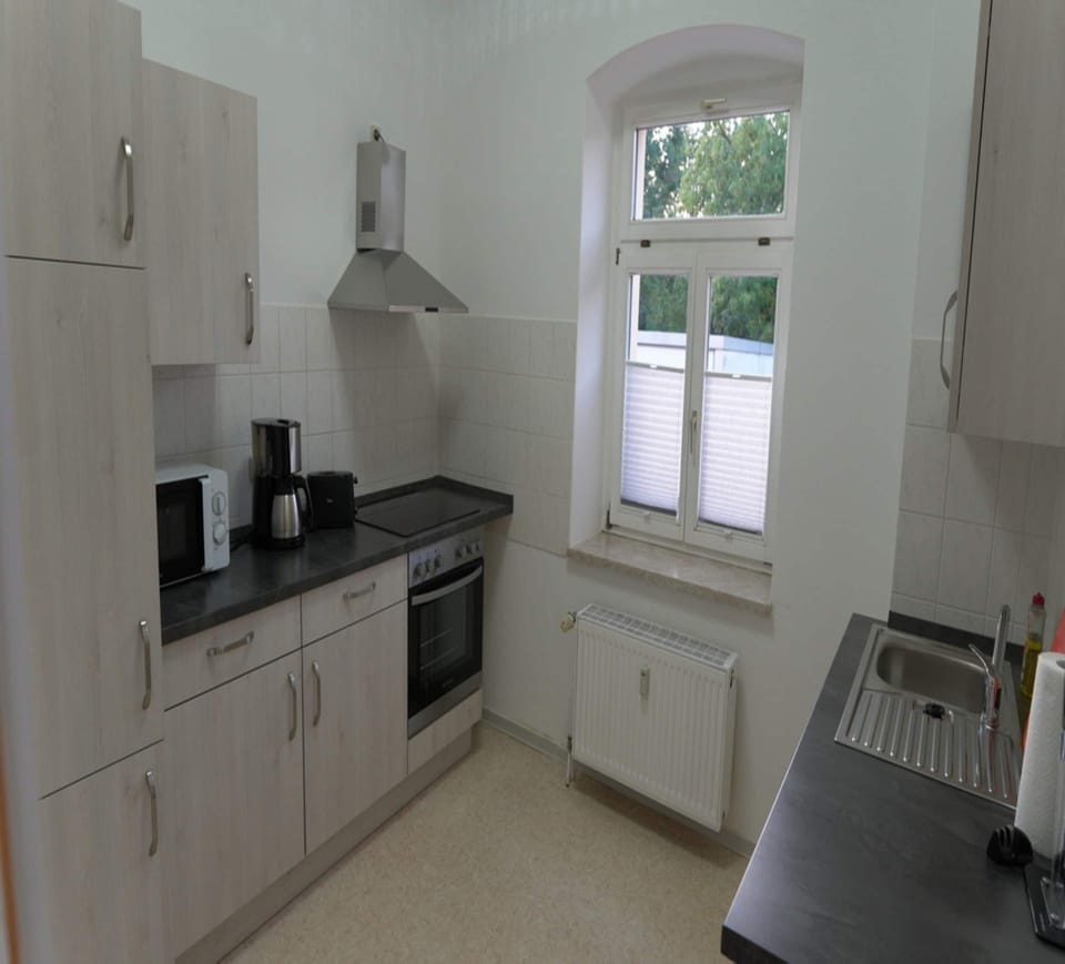 Apartment | Private kitchen | Electric kettle, toaster, highchair