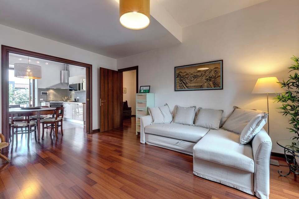 Apartment | Living area | 40-inch flat-screen TV with digital channels