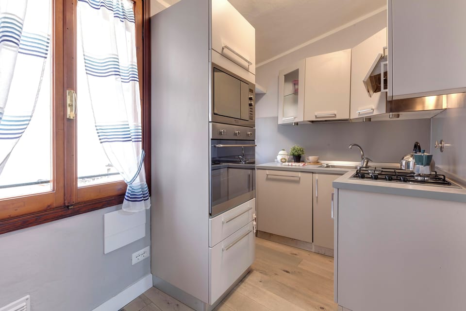 Apartment | Private kitchenette | Full-size fridge, microwave, oven, stovetop
