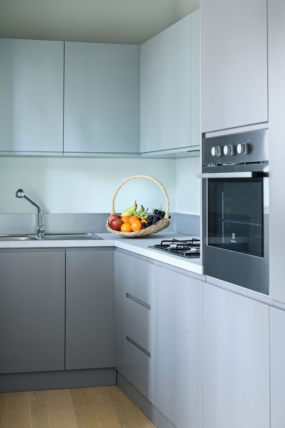 Appartamento San Flaviano | Private kitchen | Mini-fridge, cleaning supplies, paper towels