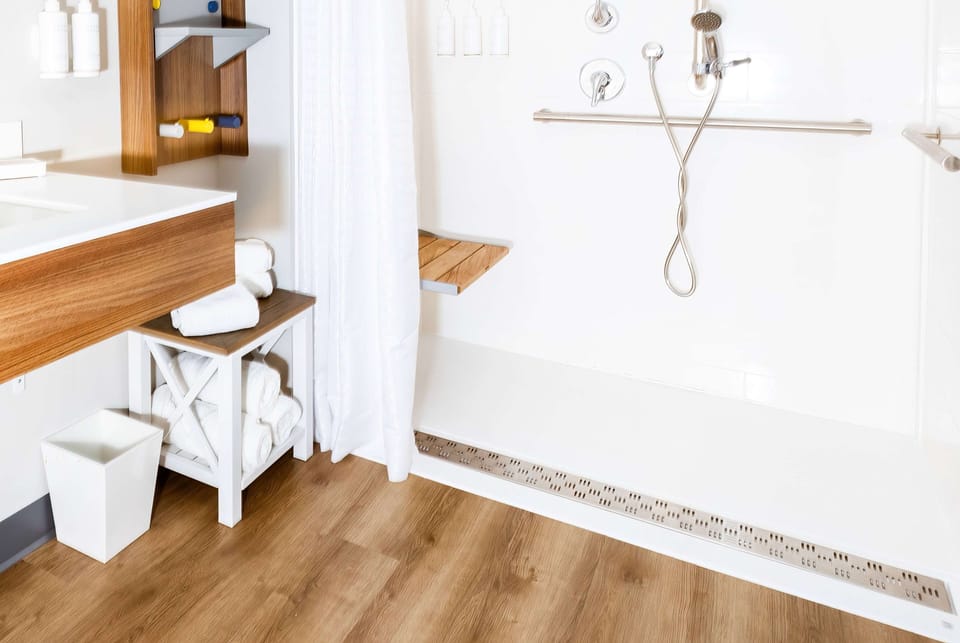 Free toiletries, hair dryer, towels