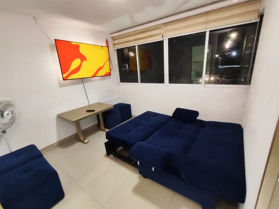 Basic Apartment | Living area | 42-inch LCD TV with cable channels