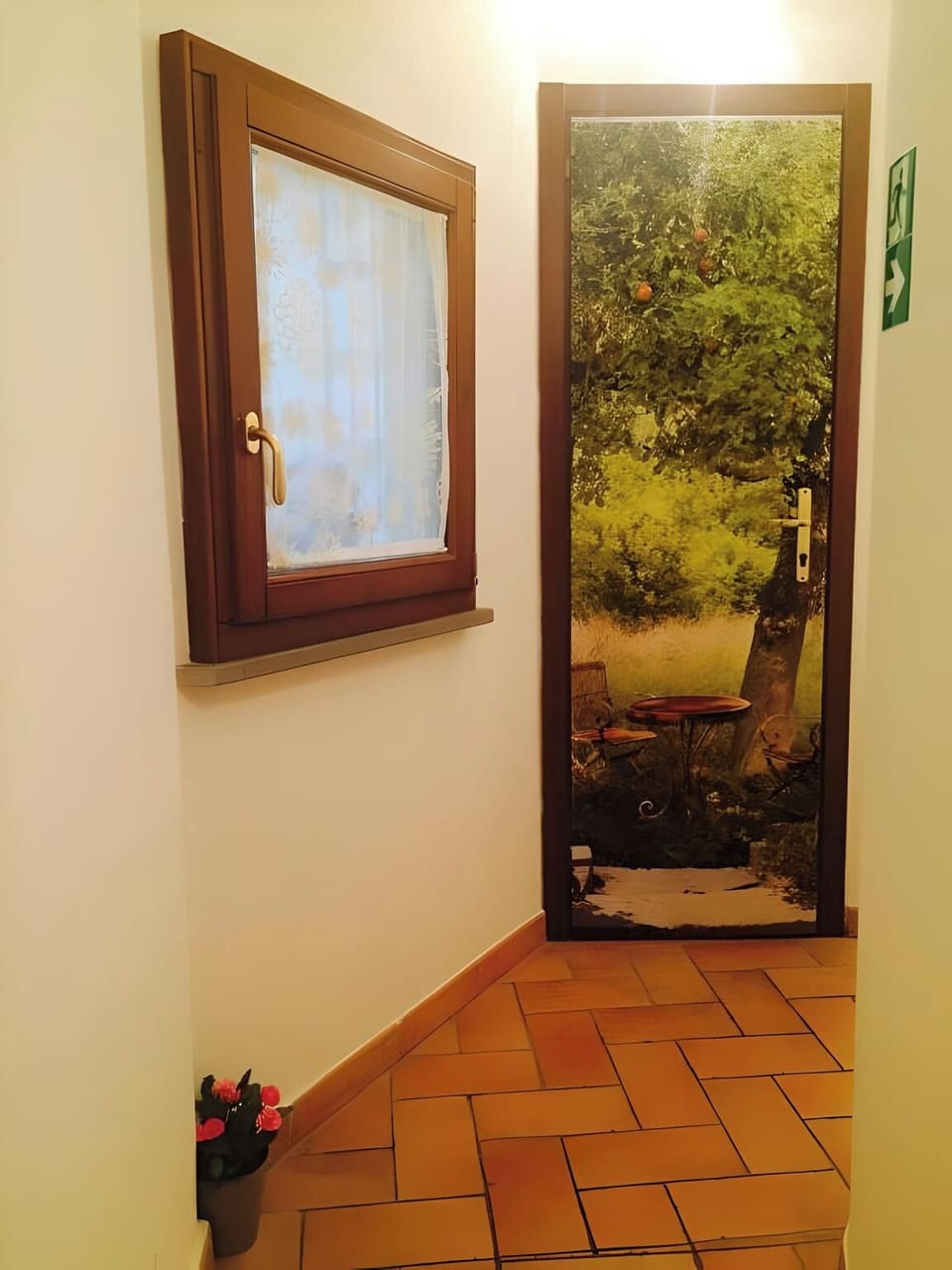 Interior entrance