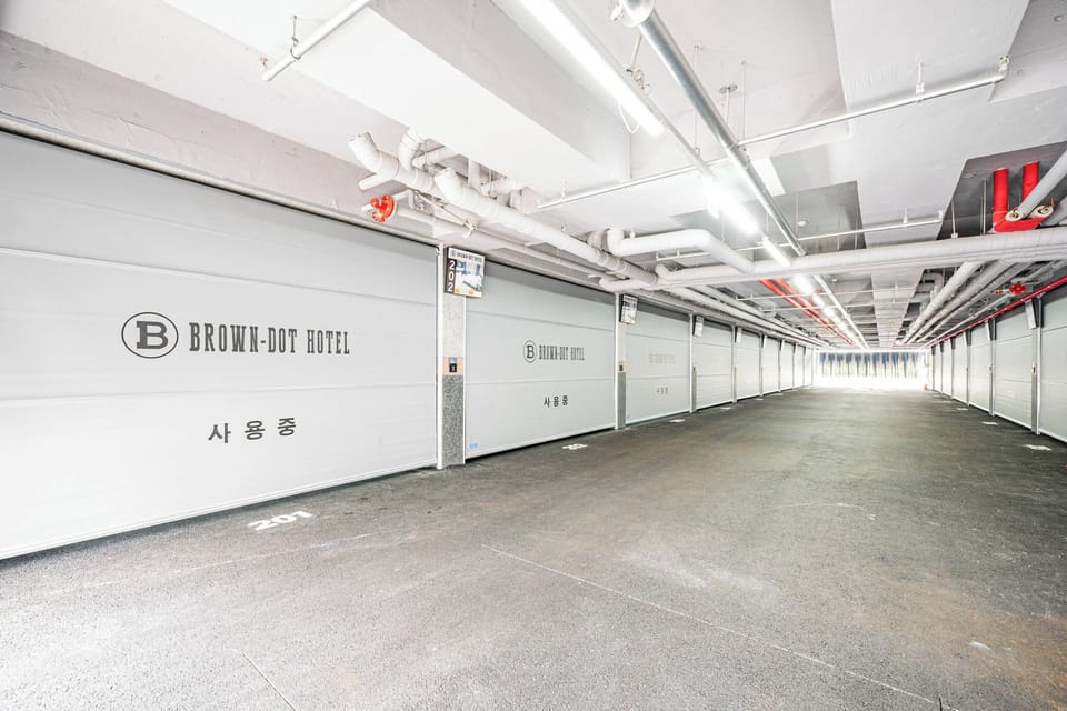 Free self parking, free valet parking