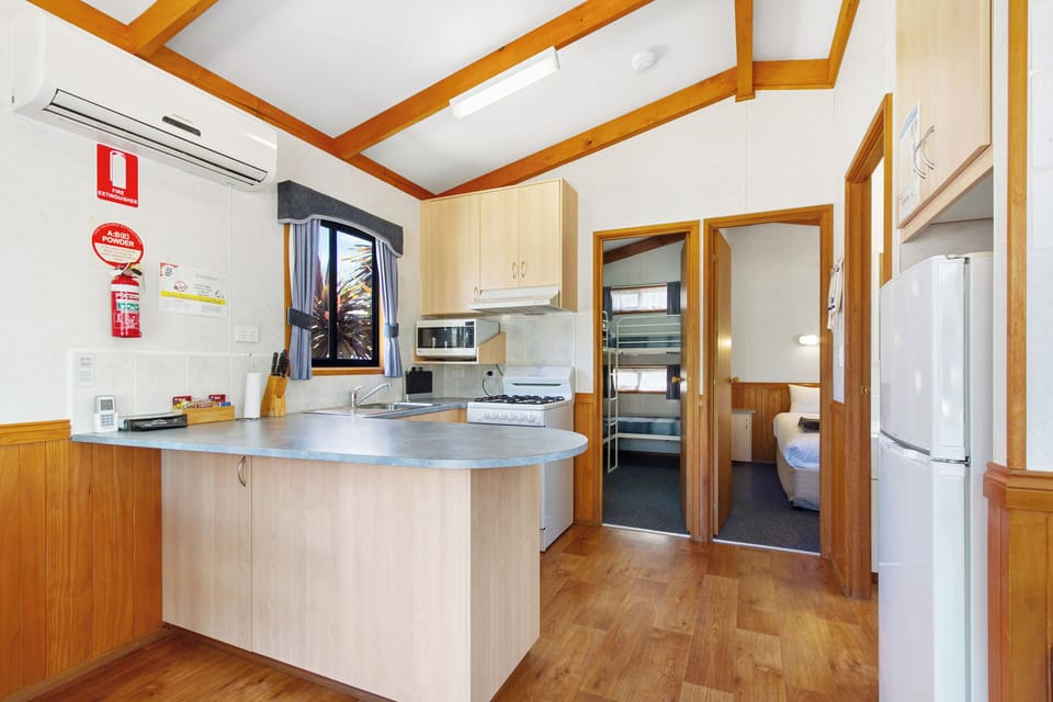 Standard 2 Bedroom Cabin | Private kitchen | Microwave, stovetop, electric kettle, toaster