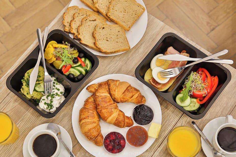 Daily to-go breakfast for a fee