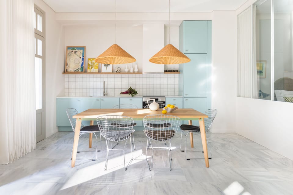 Two Bedroom Apartment with Balcony (Velvet) | Private kitchen | Espresso maker, highchair