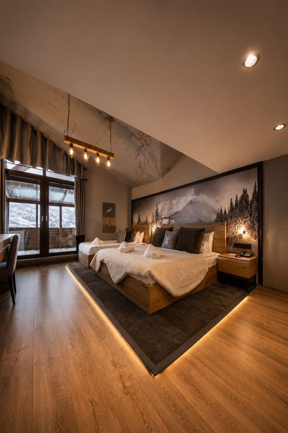 Premium Duplex, Balcony, Mountain View | Premium bedding, down comforters, minibar, WiFi (free)
