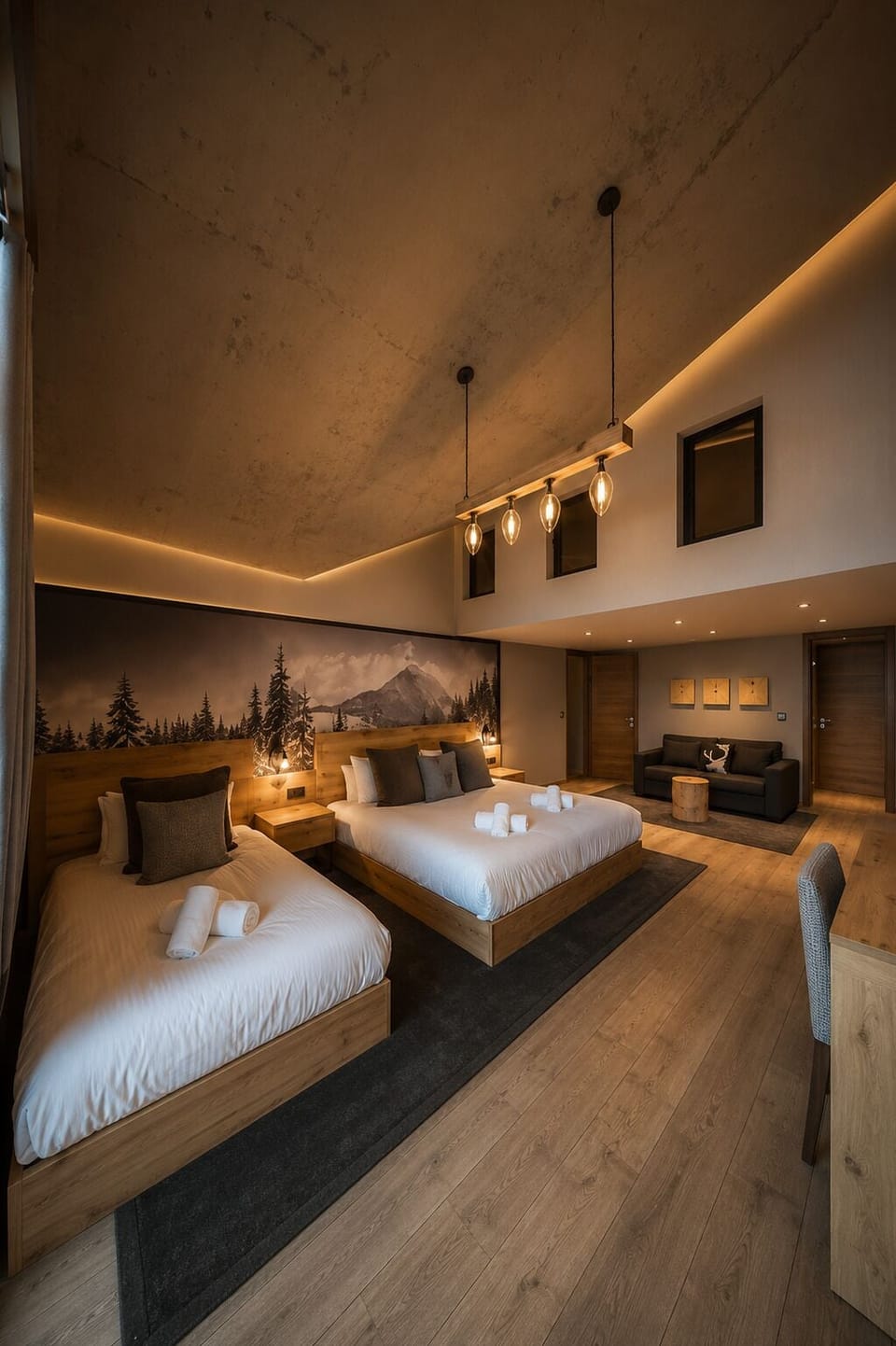 Premium Duplex, Balcony, Mountain View | Premium bedding, down comforters, minibar, WiFi (free)
