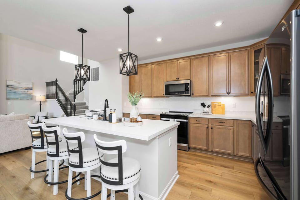 House, Multiple Beds, Kitchen, Garden View (Lunar Haven) | Private kitchen | Fridge, microwave, oven, stovetop