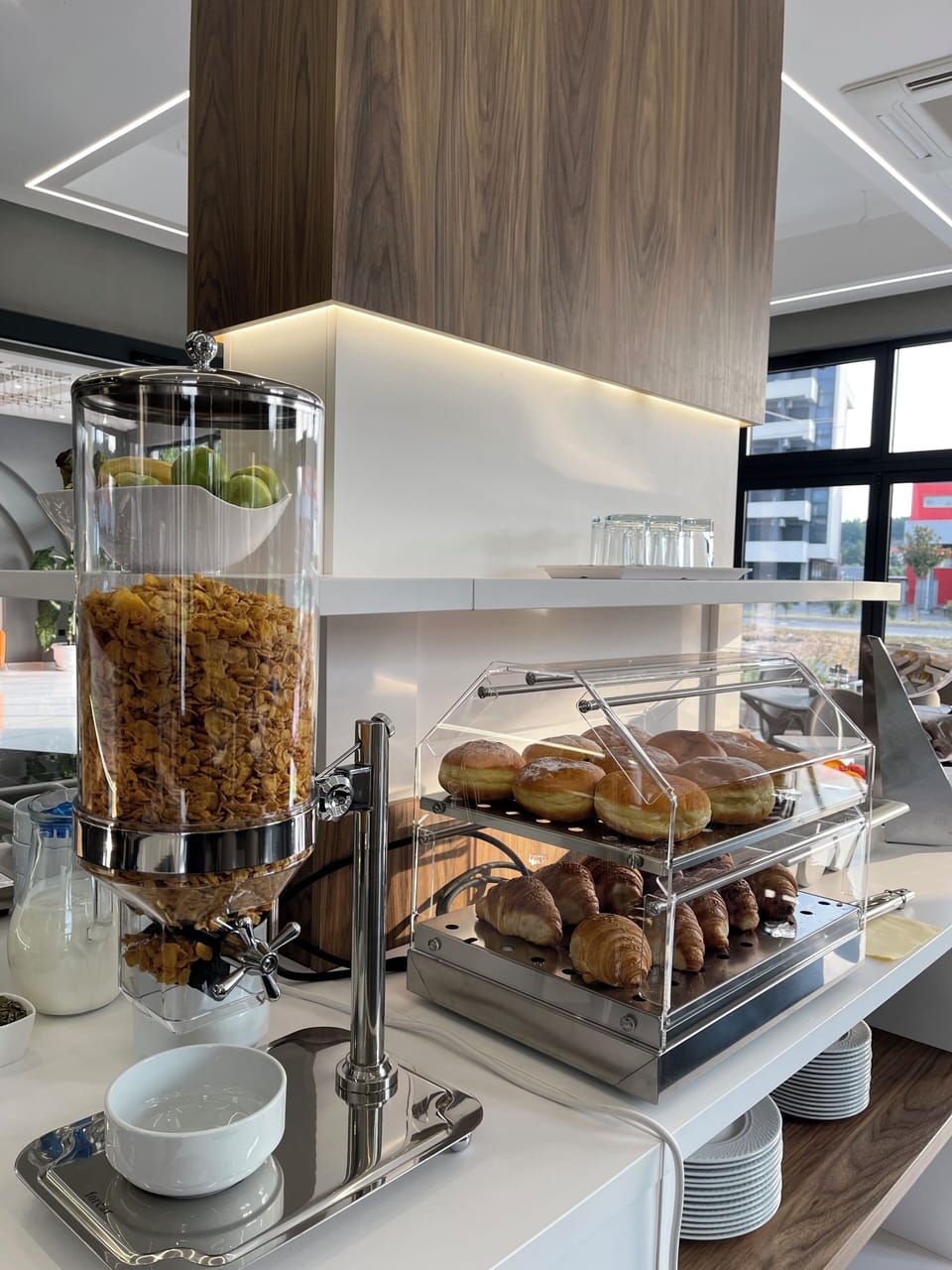 Daily buffet breakfast (EUR 10 per person)