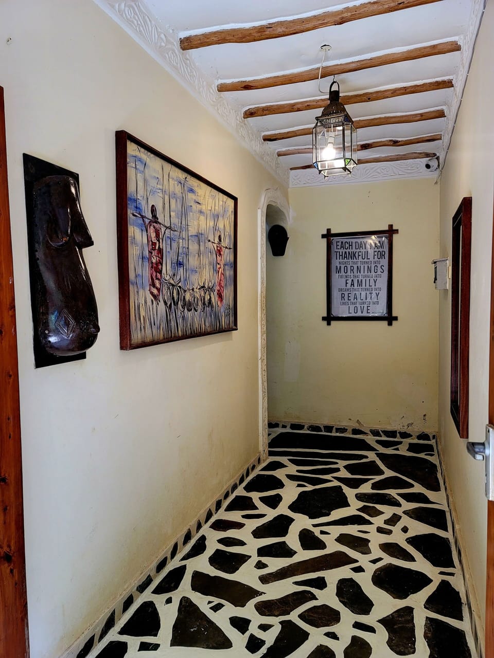 Interior entrance