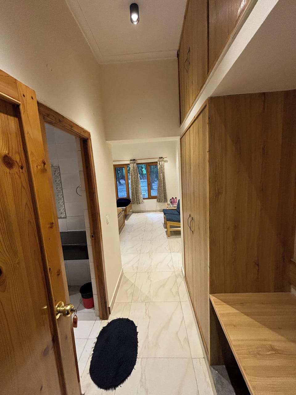 Standard Triple Room, Park View | Desk, laptop workspace, blackout drapes, iron/ironing board