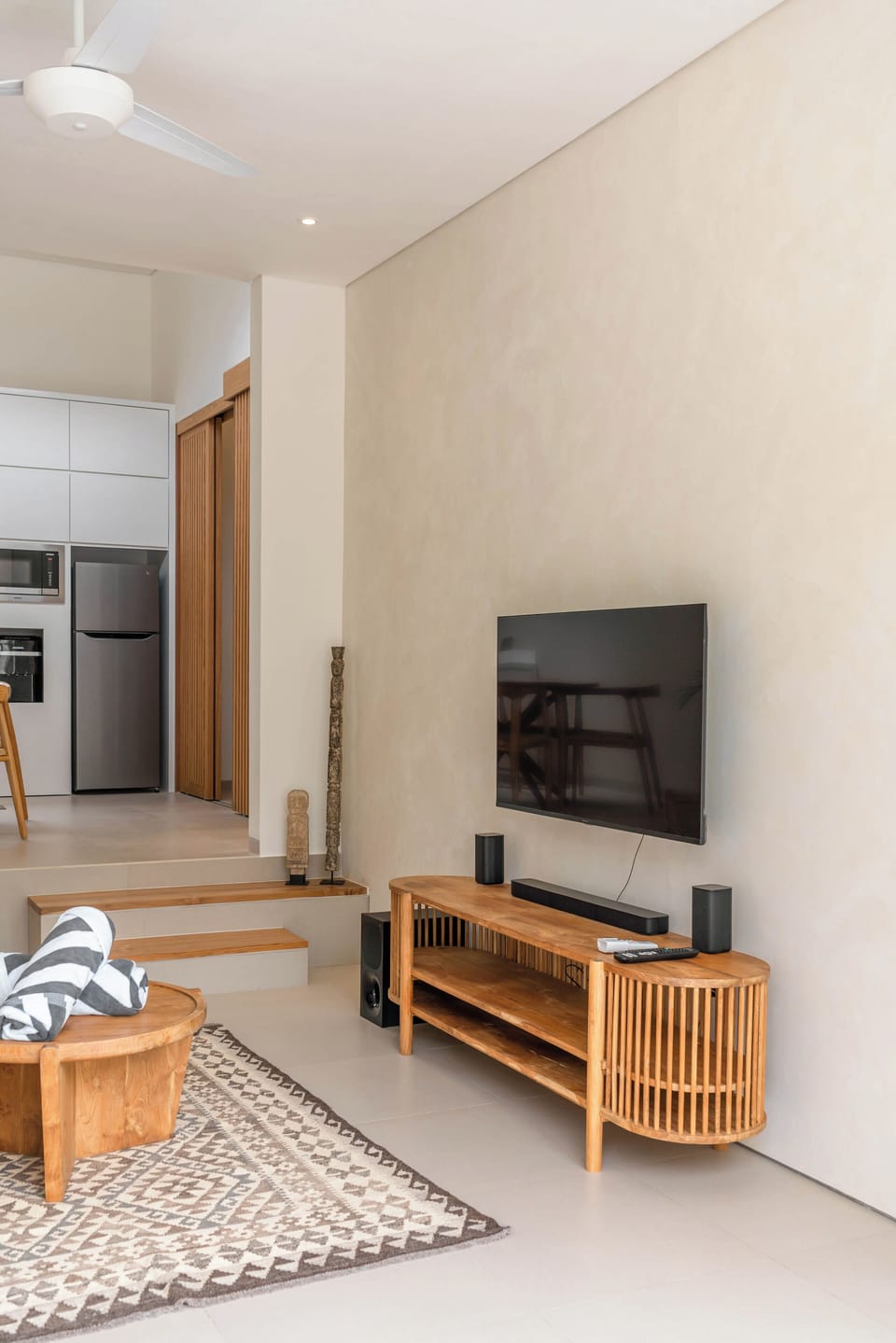 Villa, Pool View | Living area | Flat-screen TV