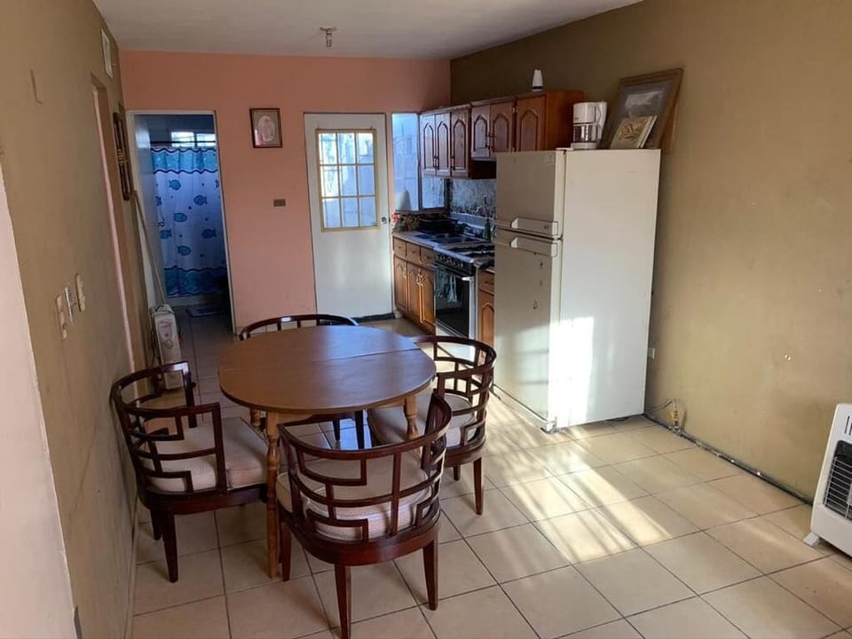 Fridge, microwave, oven, cookware/dishes/utensils