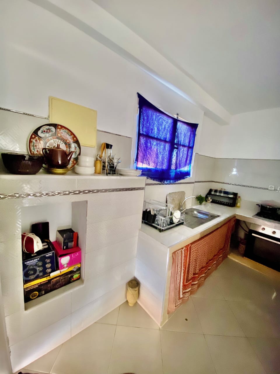 Family Apartment, Balcony, Beach View | Private kitchen | Full-size fridge, oven, dishwasher