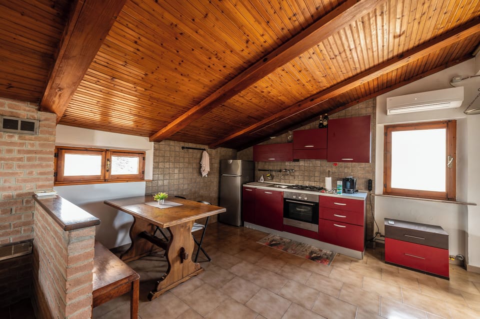 Apartment, 1 Bedroom, Balcony | Private kitchen | Fridge, oven, stovetop, cookware/dishes/utensils