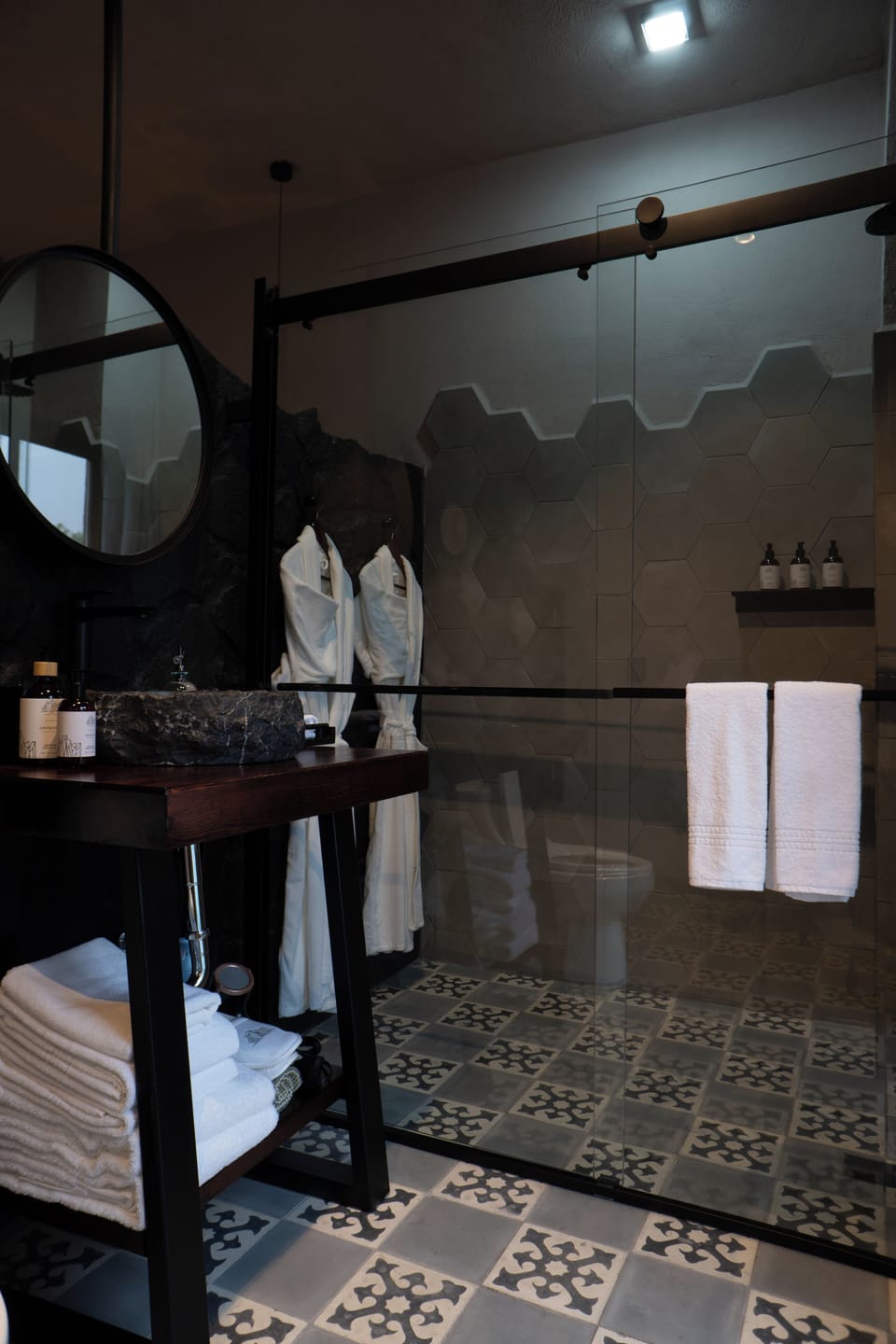 Room | Bathroom | Designer toiletries, hair dryer, towels, soap