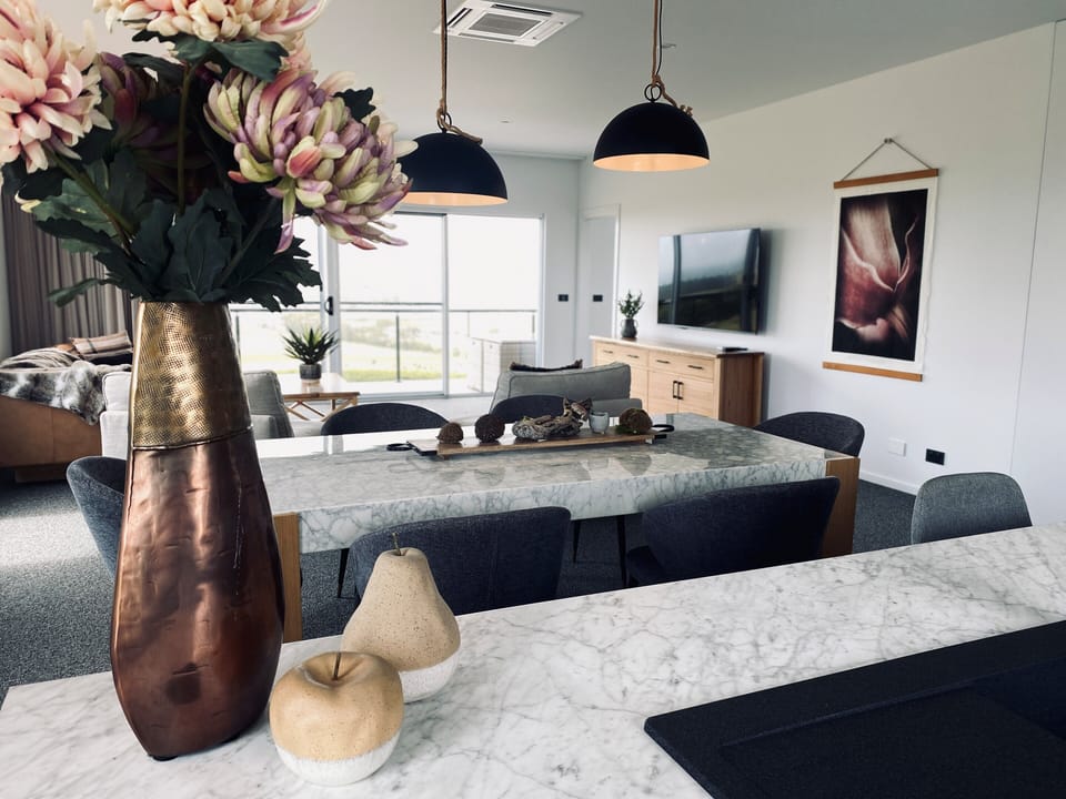 Luxury Villa, Sea View | Living area | Flat-screen TV