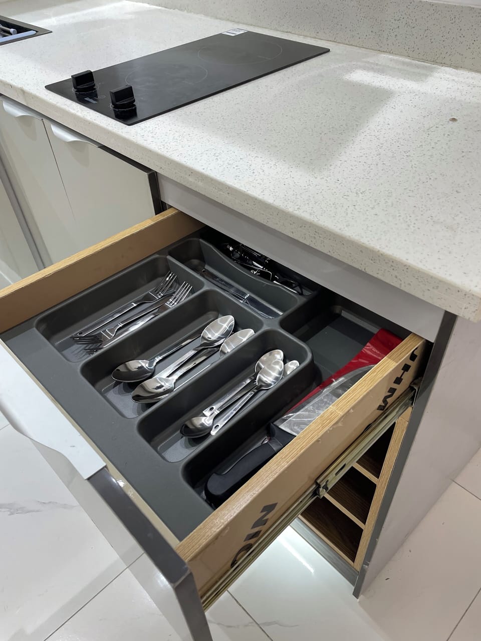 Luxury Apartment | Private kitchen | Microwave, toaster, blender