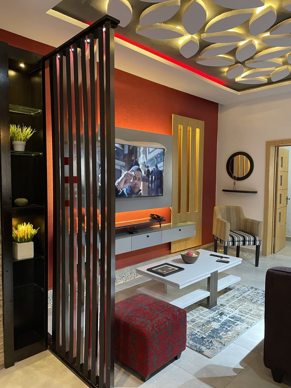 Executive Apartment, 1 Bedroom, Non Smoking, Kitchen | Living room