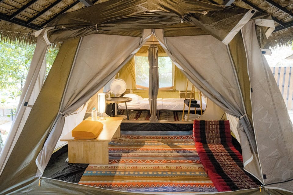 Tent | Blackout drapes, bed sheets