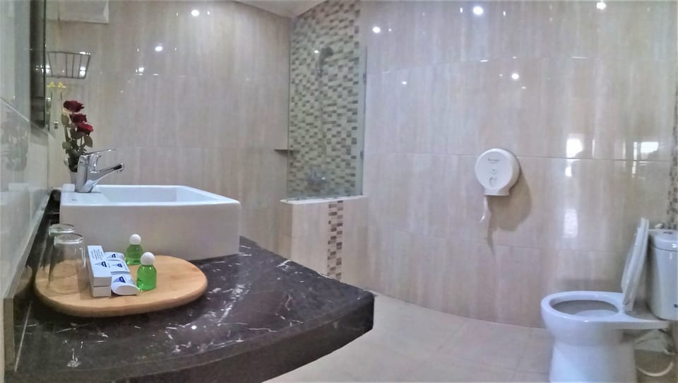 Deluxe Room, 2 Twin Beds | Bathroom | Free toiletries, hair dryer, slippers, bidet